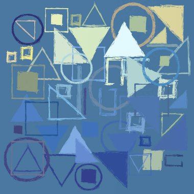 Geometrik desenli soyut doku