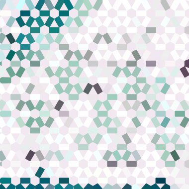 Renk fraktal geometrik soyut desen