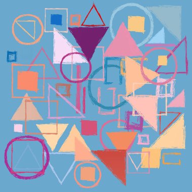 Geometrik desenli soyut doku