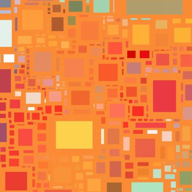 Soyut sanat dokusu. Kareler ile renkli doku. Modern sanat eserleri. Renkli görüntü