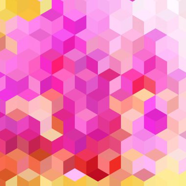 Renk fraktal geometrik soyut desen