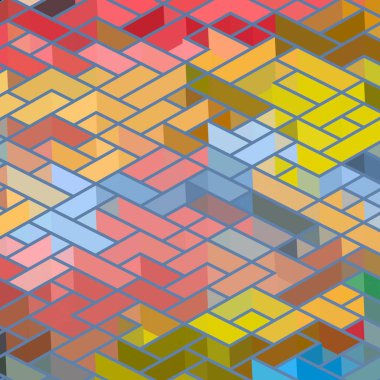 Geometrik desenli soyut doku