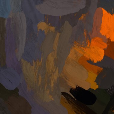 Tuval arka plan üzerine yağlıboya