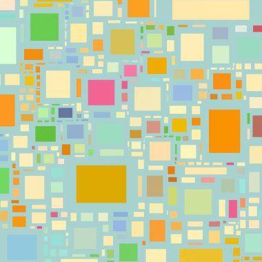 Soyut sanat dokusu. Kareler ile renkli doku. Modern sanat eserleri. Renkli görüntü