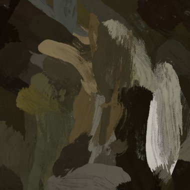 Tuval el yapımı yağlıboya. Renkli doku. Fırça darbeleri.