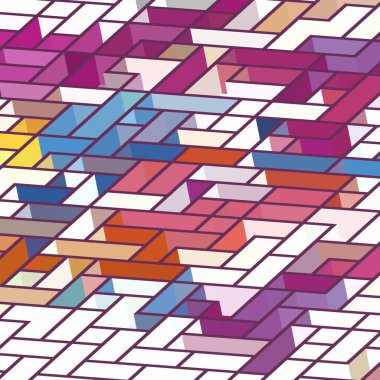 Geometrik desenli soyut doku