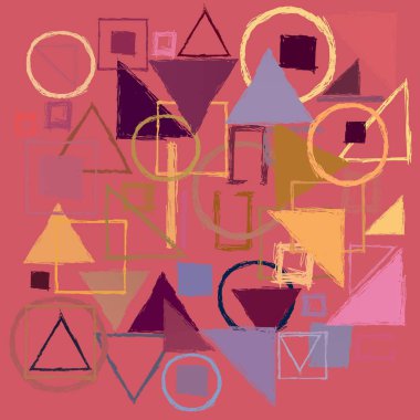 Geometrik desenli soyut doku