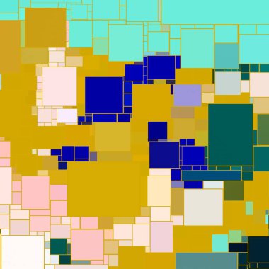 Soyut sanat dokusu. Kareler ile renkli doku. Modern sanat eserleri. Renkli görüntü