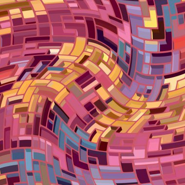 Geometrik desenli soyut doku