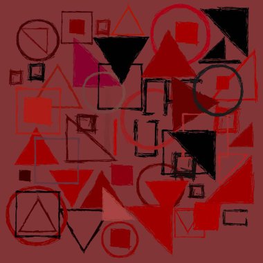 Geometrik desenli soyut doku