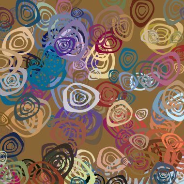 çiçek desenli soyut illüstrasyon dokusu