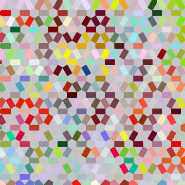 Renk fraktal geometrik soyut desen