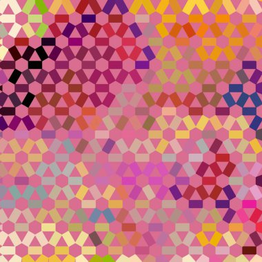 Renk fraktal geometrik soyut desen