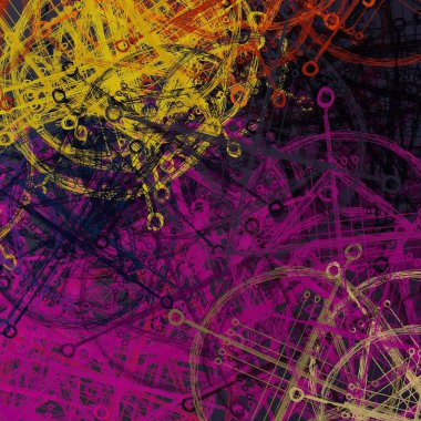 Çiçekli soyut grunge arkaplanı