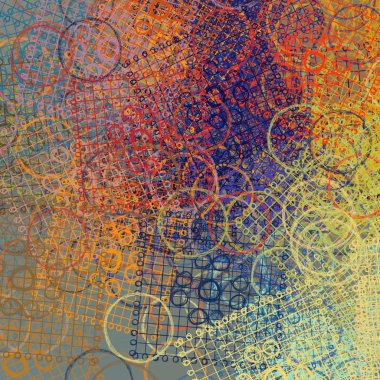 Çiçek desenli soyut arkaplan