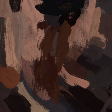 Tuval el yapımı yağlıboya. Renkli doku. Fırça darbeleri.