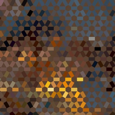 Renk fraktal geometrik soyut desen