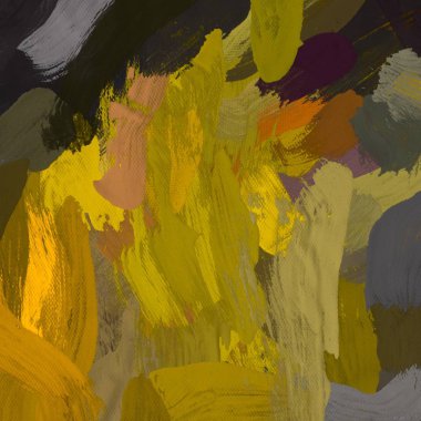 El yapımı tuvale yağlı boya. Soyut sanat dokusu. Renkli doku. Modern sanat eserleri. Yağlı boya darbeleri. Fırça darbeleri. Modern sanat. Çağdaş sanat. Sanatsal tuval.