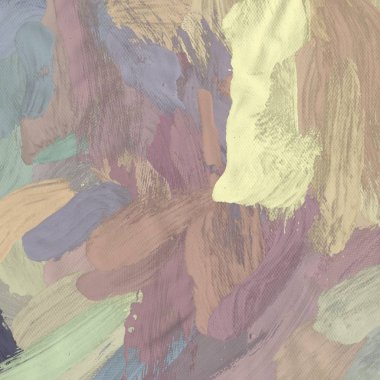 Tuval el yapımı yağlıboya. Renkli doku. Fırça darbeleri. Renkli görüntü. Modern sanat. Çağdaş sanat.