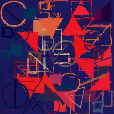 modern soyut geometrik desen arka plan