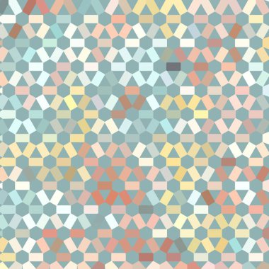 Renk fraktal geometrik soyut desen