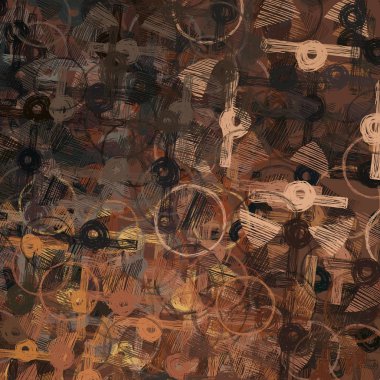 farklı yaprakları ile soyut arka plan