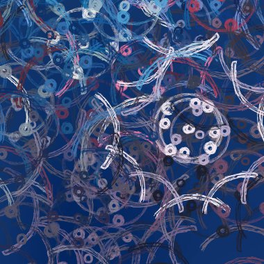 mavi ve beyaz ile sorunsuz desen