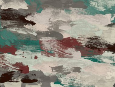 El yapımı tuvale yağlı boya. Soyut sanat dokusu. Renkli doku. Modern sanat eserleri. Yağlı boya darbeleri. Fırça darbeleri. Modern sanat. Çağdaş sanat. Sanatsal tuval.  