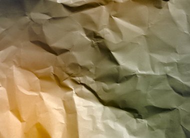 Buruşmuş kağıt dokusu arkaplanı.