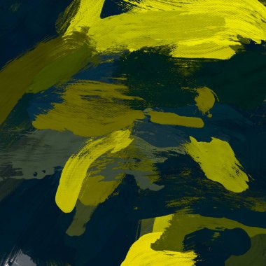 Tuval arka plan üzerine yağlıboya