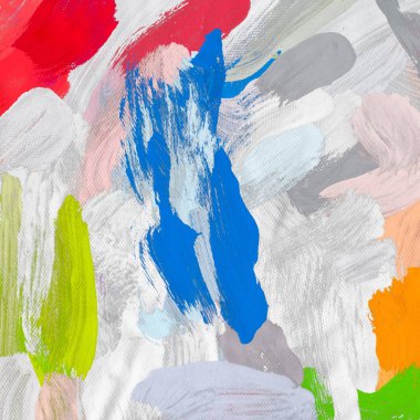 Tuval arka plan üzerine yağlıboya