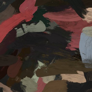 Tuval el yapımı yağlıboya. Renkli doku. Fırça darbeleri. Renkli görüntü. Modern sanat. Çağdaş sanat.