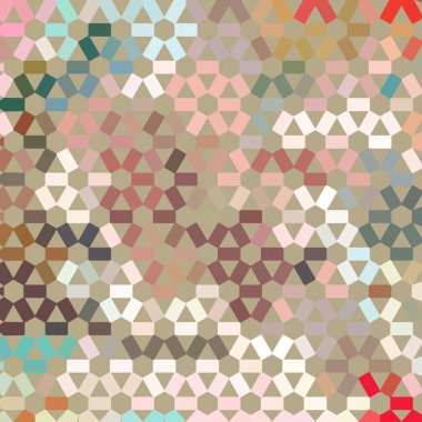 Renk fraktal geometrik soyut desen