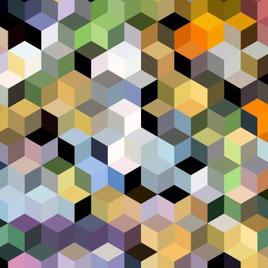 Geometrik desenlerle soyut sanat dokusu