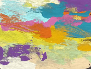 Suluboya boya ile soyut arkaplan.