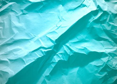 Yeşil kağıtlı soyut mavi arkaplan