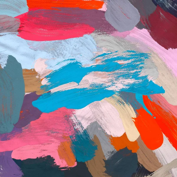 Tuval arka plan üzerine yağlıboya