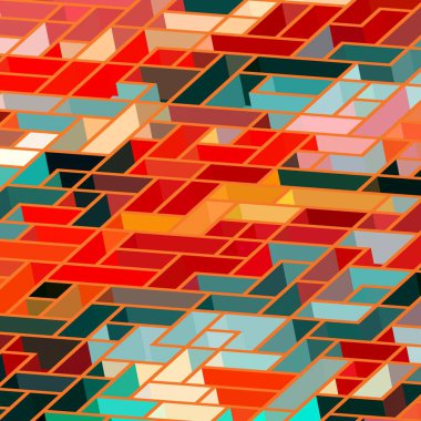 Geometrik desenli soyut doku