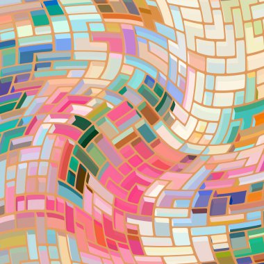 Geometrik desenli soyut doku