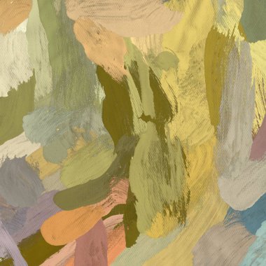 Tuval el yapımı yağlıboya. Renkli doku. Fırça darbeleri. Renkli görüntü. Modern sanat. Çağdaş sanat.