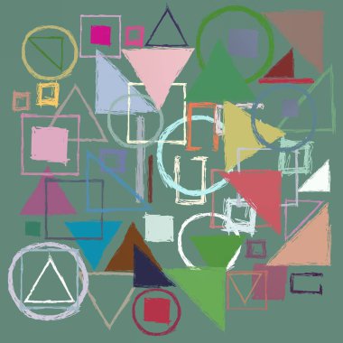 Geometrik desenli soyut doku