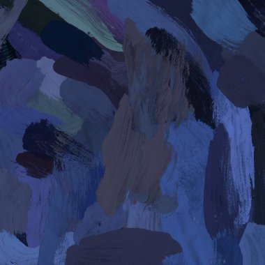 Tuval el yapımı yağlıboya. Renkli doku. Fırça darbeleri.