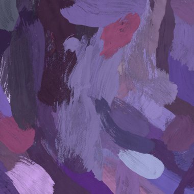 Tuval el yapımı yağlıboya. Renkli doku. Fırça darbeleri.