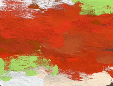 El yapımı tuvale yağlı boya. Soyut sanat dokusu. Renkli doku. Modern sanat eserleri. Yağlı boya darbeleri. Fırça darbeleri. Modern sanat. Çağdaş sanat. Sanatsal tuval.  