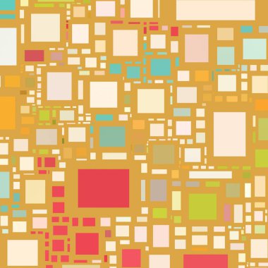 Soyut sanat dokusu. Kareler ile renkli doku. Modern sanat eserleri. Renkli görüntü