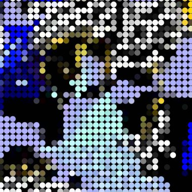 Geometrik desenli soyut arkaplan