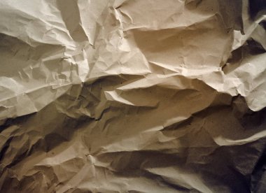 Soyut buruşturulmuş kağıt doku arka planı