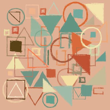 Geometrik desenli soyut doku