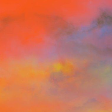 Gökyüzü pembe ve mavi renklerde. gün batımı bulutları renkli ışık pastel etkisi