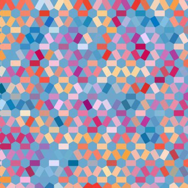 Renk fraktal geometrik soyut desen